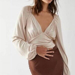 Free People Long Sleeve Bodysuit